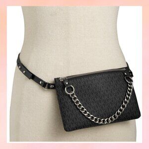 Michael Kors Leather Belt Bag | Crossbody Purse Chic Waist Pack